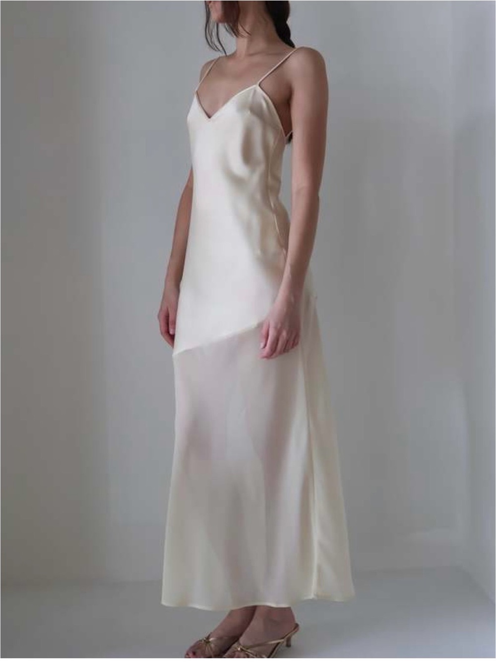 Ownley Alize midi dress in butter yellow size L but fits more like a medium